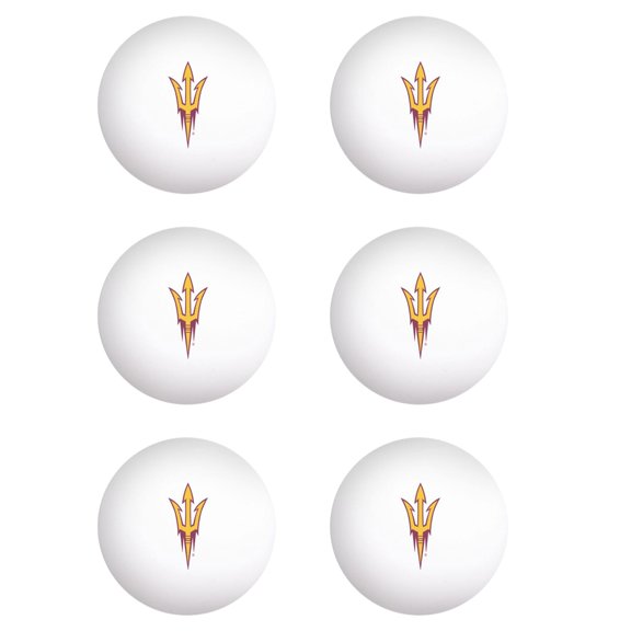 WinCraft Arizona State Sun Devils 6-Pack Table Tennis Balls
