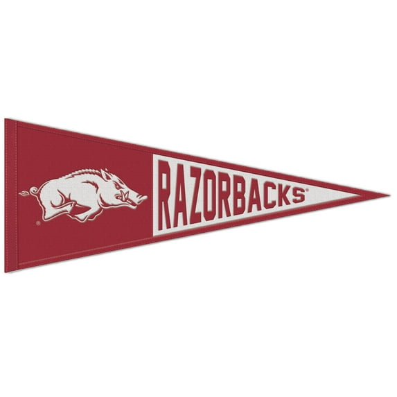 WinCraft Arkansas Razorbacks 13'' x 32'' Logo Pennant