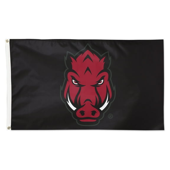 WinCraft Arkansas Razorbacks 3' x 5' Single-Sided Deluxe Secondary Team Logo Flag