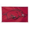 thumbnail image 1 of WinCraft Arkansas Razorbacks Deluxe 3' x 5' Flag, 1 of 2