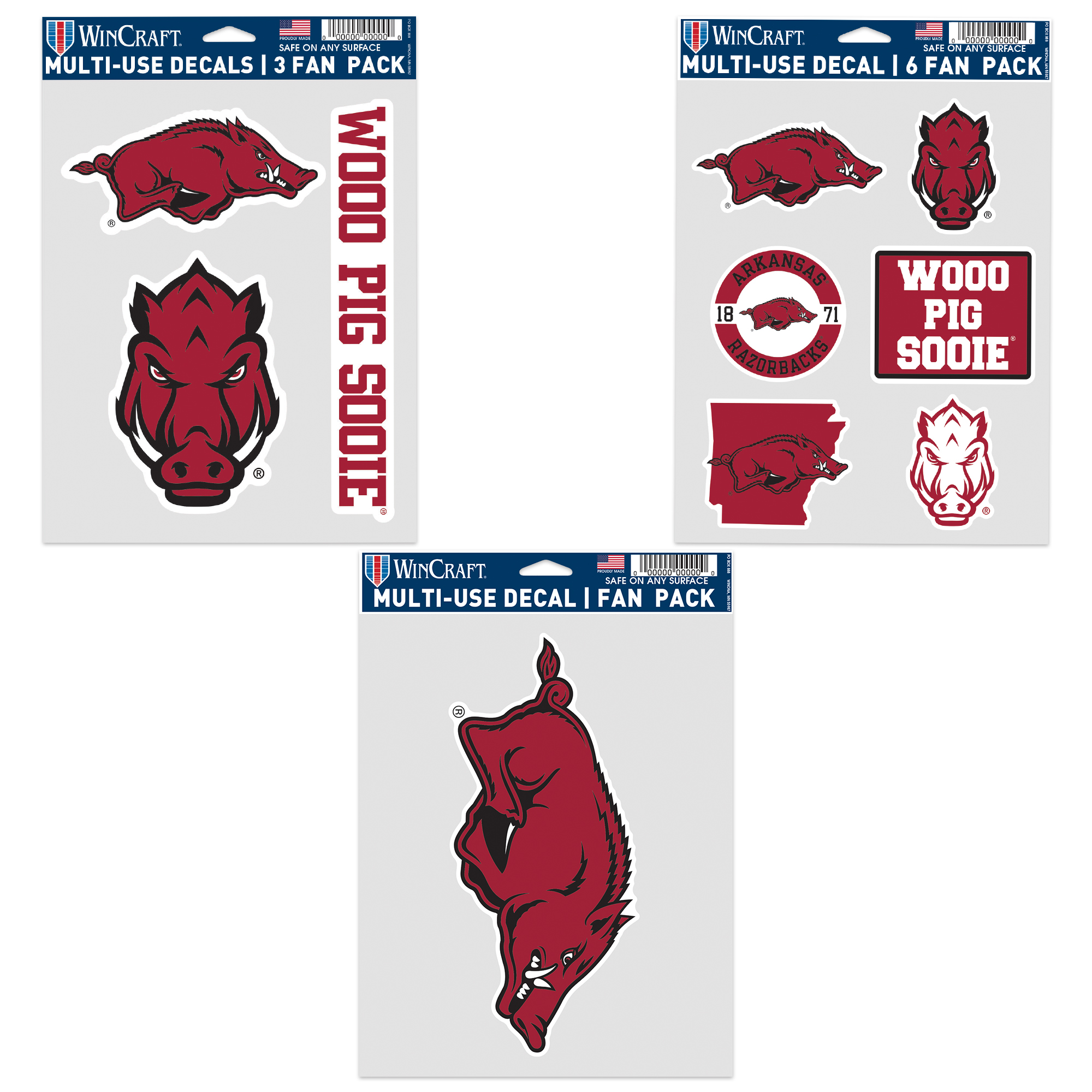 WinCraft NCAA Arkansas Razorbacks – Borsa Termica Per Bottiglie, Isolante, Taglia Unica, Ufficiale