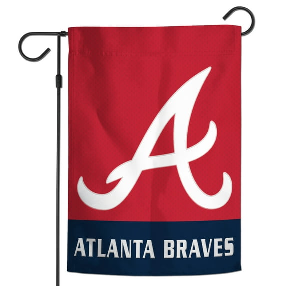 WinCraft Atlanta Braves 12" x 18" Applique Garden Flag