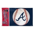 thumbnail image 1 of WinCraft Atlanta Braves 3' x 5' Baseball Deluxe Single-Sided Flag, 1 of 1