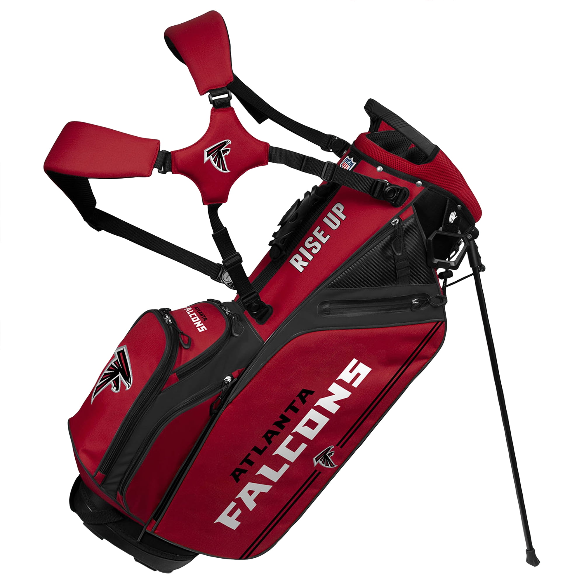 WinCraft Atlanta Falcons Caddie Carry Hybrid Golf Bag