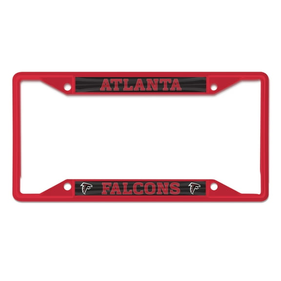 NFL Atlanta Falcons Team Colored Small Over Small License Plate Frame