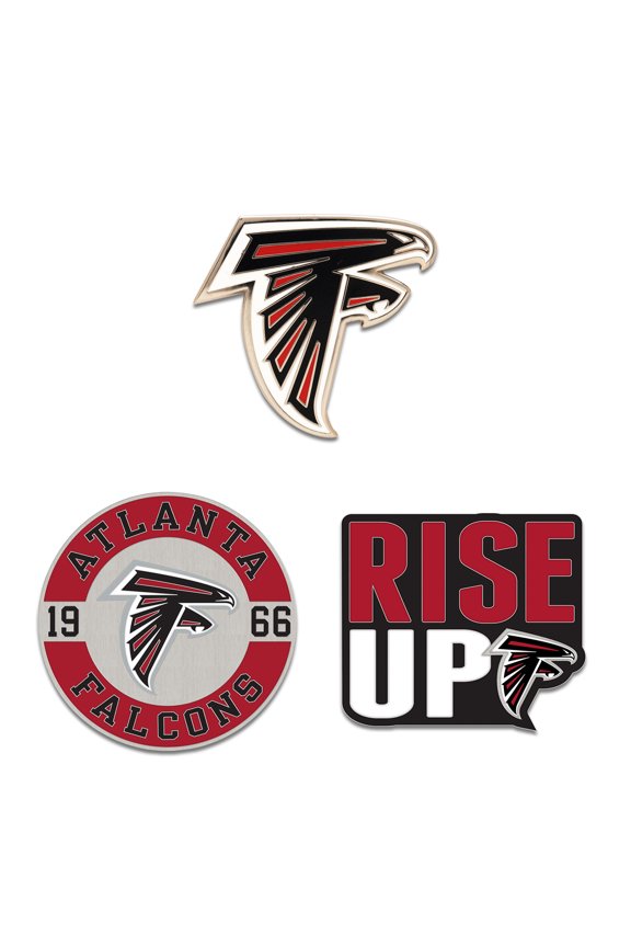 Atlanta Falcons Three-Piece Collector Pin Set