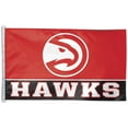 thumbnail image 1 of WinCraft Atlanta Hawks 3' x 5' Wordmark Flag, 1 of 2