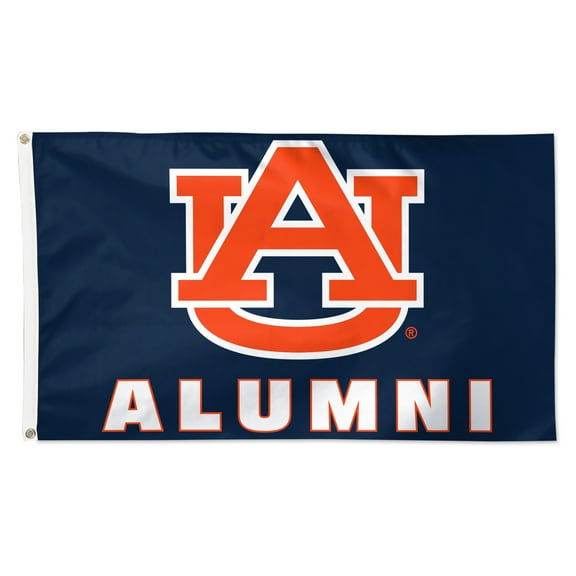 WinCraft Auburn Tigers 3' x 5' Single-Sided Deluxe Alumni School Supporter Flag