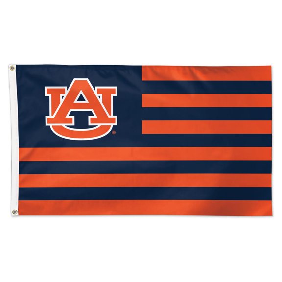 WinCraft Auburn Tigers 3' x 5' Stripe Deluxe Single-Sided Flag