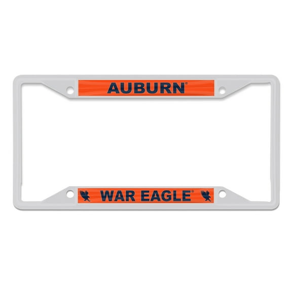 WinCraft Auburn Tigers Chrome Colored License Plate Frame