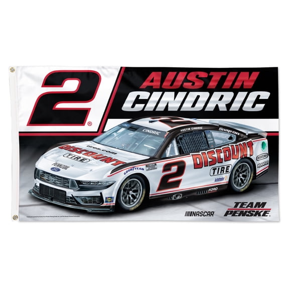 WinCraft  Austin Cindric 3' x 5' Single-Sided Deluxe Flag