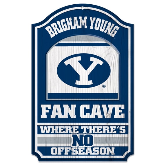 WinCraft BYU Cougars 11'' x 17'' Team Fan Cave Sign