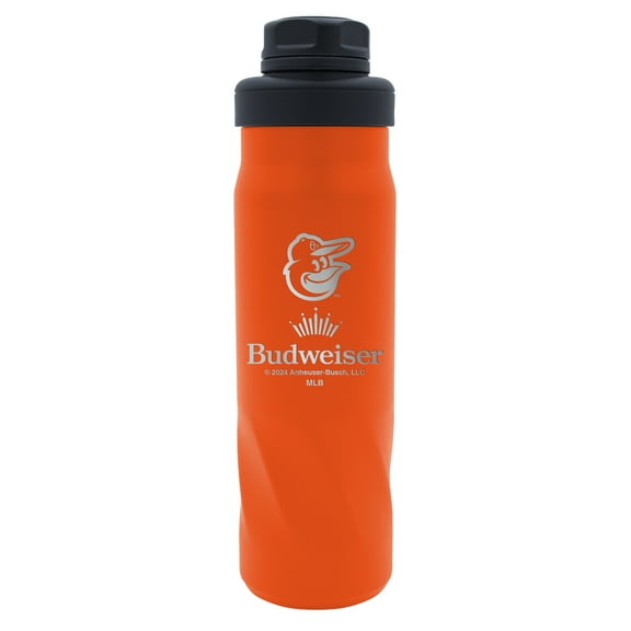WinCraft  Baltimore Orioles 2024 MLB x Budweiser 20oz. Morgan Water Bottle