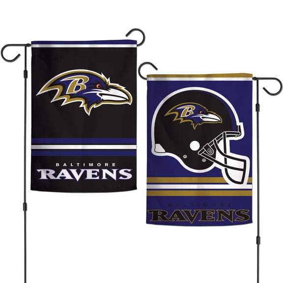 NFL Baltimore Ravens Name 12" x 18" Garden Flag