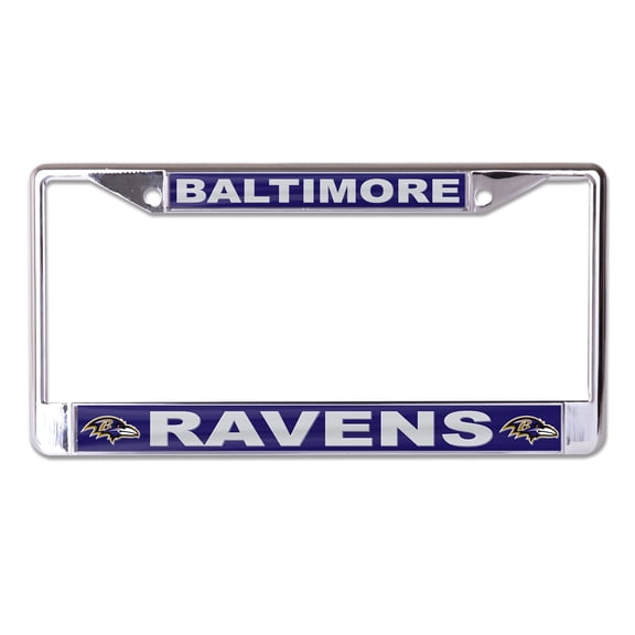 WinCraft Baltimore Ravens Team Logo S/L Metal License Plate Frame