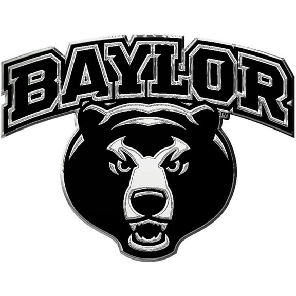 WinCraft Baylor Bears Free-Form Chrome Auto Emblem Decal