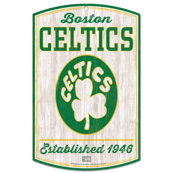 WinCraft Boston Celtics 11'' x 17'' Wood Sign