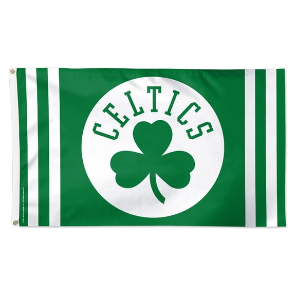 WinCraft Boston Celtics 3' x 5' Vertical Stripe Deluxe Single-Sided Flag