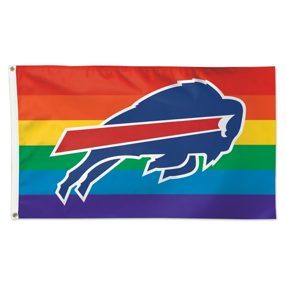 WinCraft Buffalo Bills 3' x 5' Pride 1-Sided Deluxe Flag