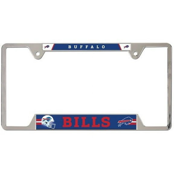 WinCraft  Buffalo Bills Chrome Plated Metal License Plate Frame