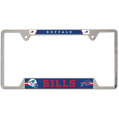 WinCraft Buffalo Bills Chrome Plated Metal License Plate Frame