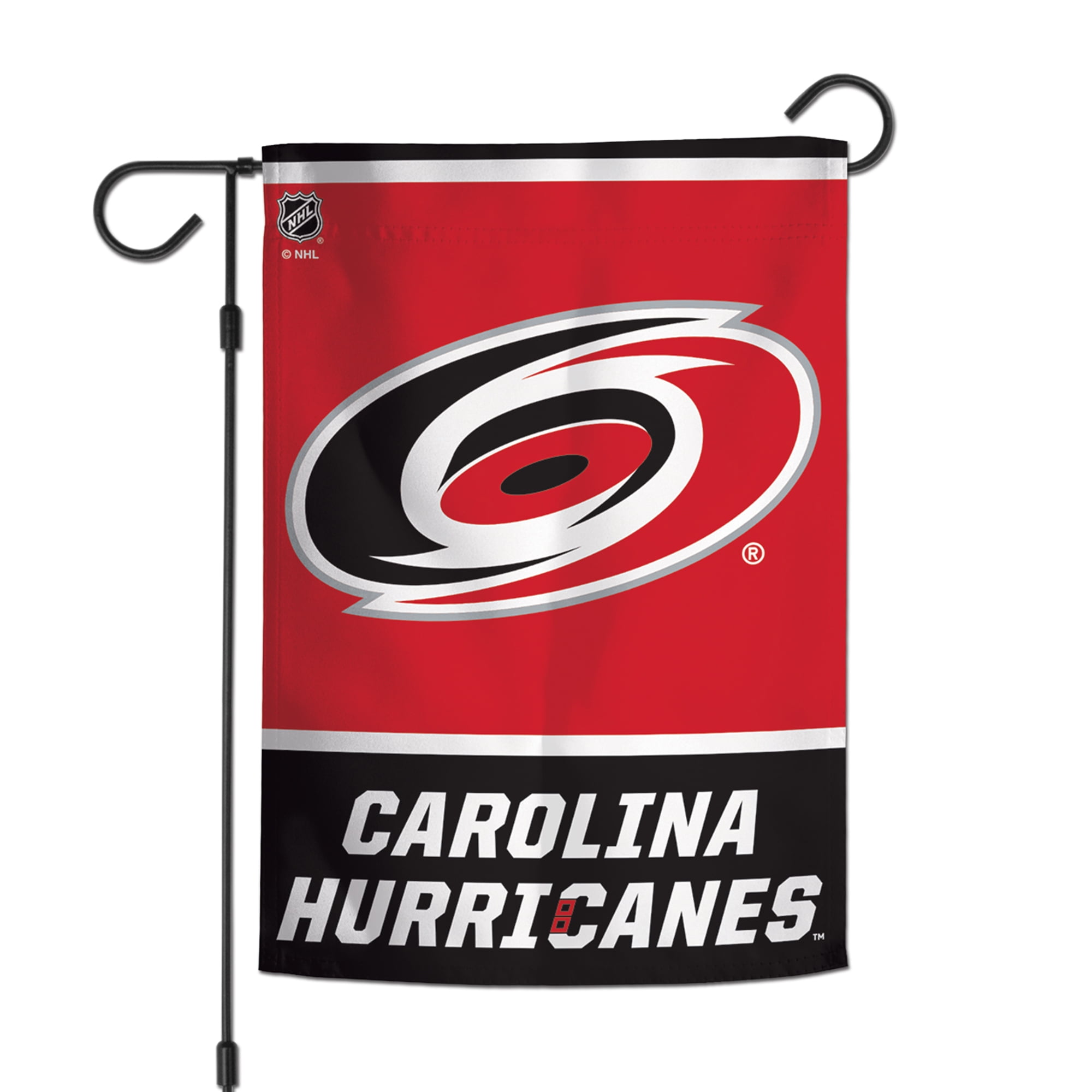 Bandiera Da Giardino Carolina Hurricanes - Set Con Supporto