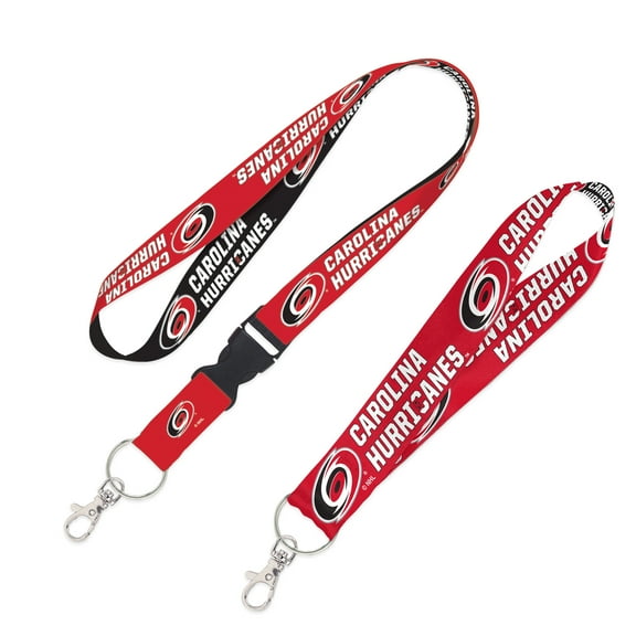 WinCraft Carolina Hurricanes 2-Pack Lanyard with Detachable Buckle & Key Strap Set
