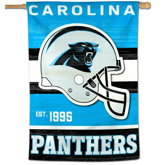 WinCraft Carolina Panthers 28" x 40" Retro Single-Sided Vertical Banner