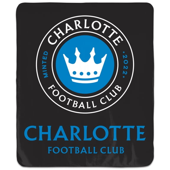 WinCraft Charlotte FC 50" x 60" Ultra Fleece Blanket