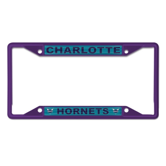 WinCraft Charlotte Hornets Chrome Color License Plate Frame