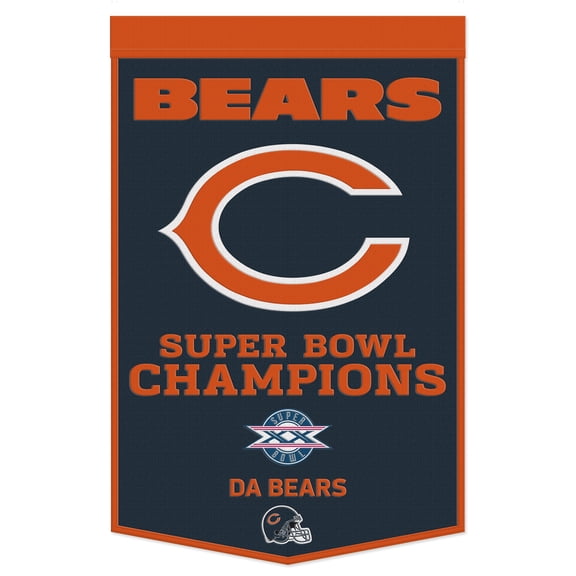 WinCraft Chicago Bears 24" x 38" Championship Banner