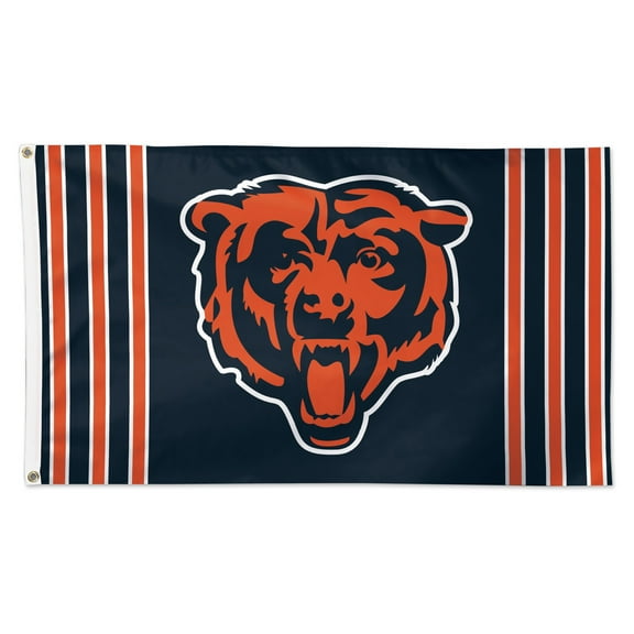 WinCraft Chicago Bears 3' x 5' Vertical Stripes Deluxe Single-Sided Flag