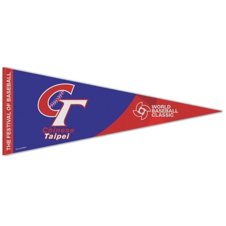 WinCraft Chinese Taipei Baseball 2026 World Baseball Classic 12" x 30" Premium Pennant