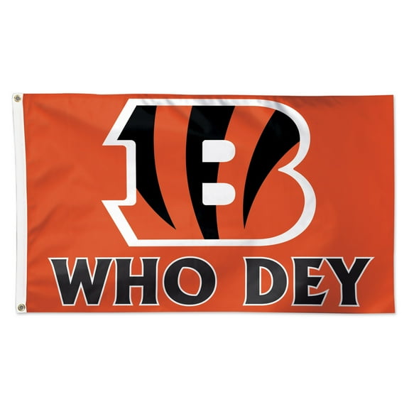 WinCraft Cincinnati Bengals 3' x 5' Slogan Deluxe Single-Sided Flag