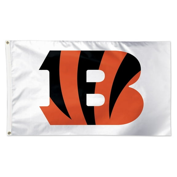 WinCraft Cincinnati Bengals 3' x 5' White 1-Sided Deluxe Flag