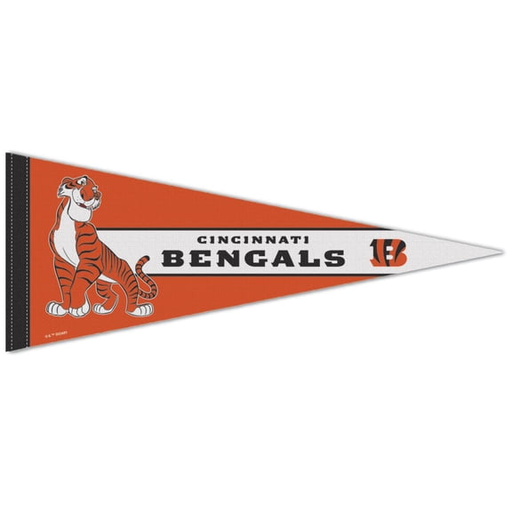 WinCraft Cincinnati Bengals Disney x NFL Shere Khan 12" x 30" Premium Pennant