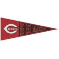 thumbnail image 1 of WinCraft Cincinnati Reds 13" x 32" Slogan Pennant, 1 of 1