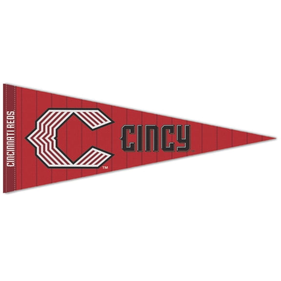 WinCraft  Cincinnati Reds 2026 City Connect 12" x 30" Premium Pennant