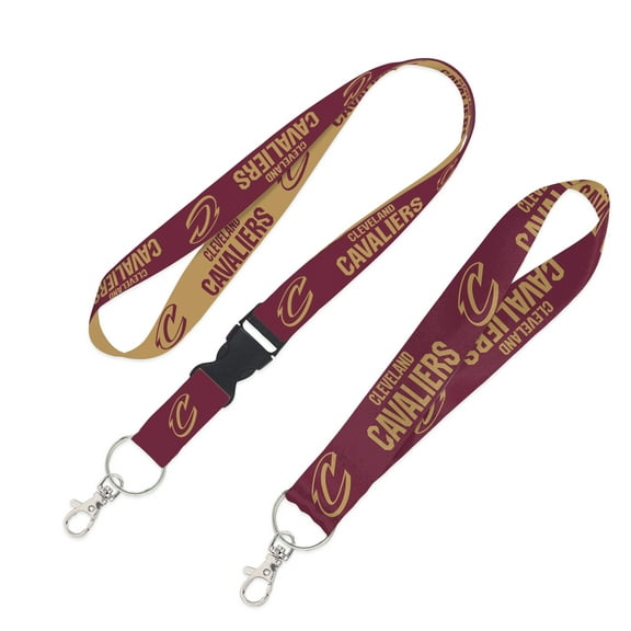 WinCraft Cleveland Cavaliers 2-Pack Lanyard with Detachable Buckle & Key Strap Set