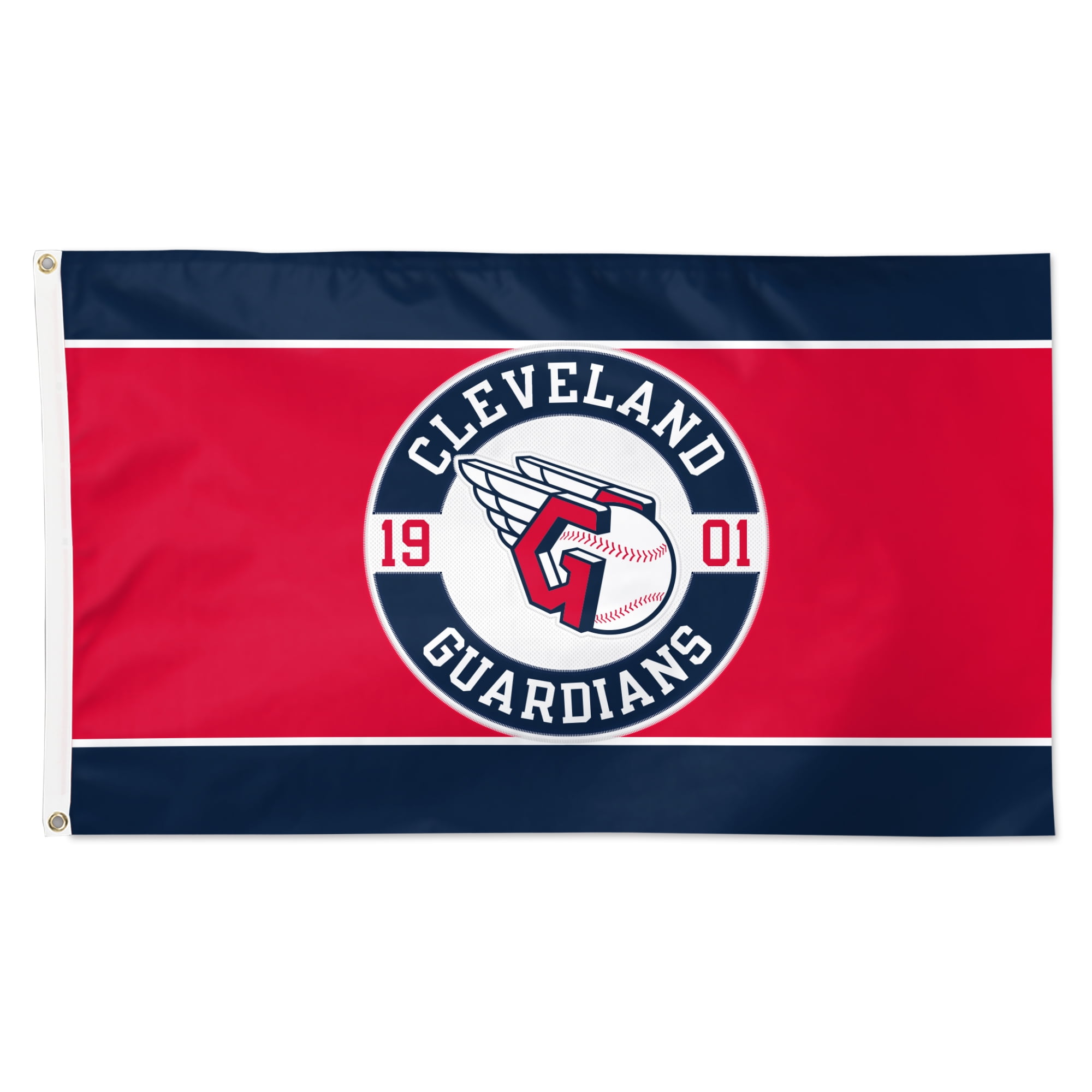 WinCraft Cleveland Stars And Stripes American Flag - 3x5 Feet Team Licensed Banner With Metal Grommets