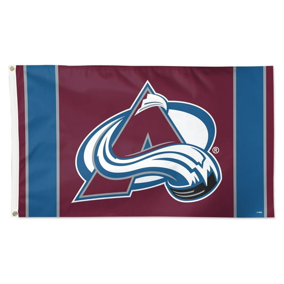 WinCraft Colorado Avalanche 3' x 5' Logo Stripe Deluxe Single-Sided Flag