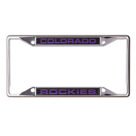 WinCraft Colorado Rockies Inlaid License Plate Frame