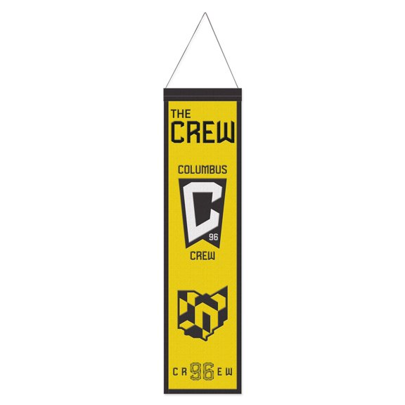 WinCraft Columbus Crew Wool Primary Logo Banner