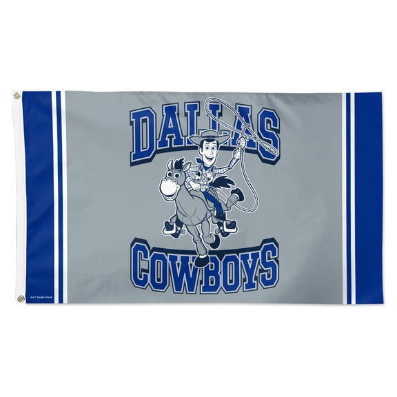 WinCraft Dallas Cowboys Disney x NFL Woody 3' x 5' Single-Sided Deluxe Flag