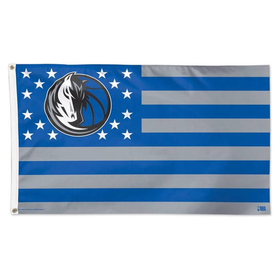 WinCraft Dallas Mavericks 3' x 5' Single-Sided Deluxe Patriotic Americana Flag