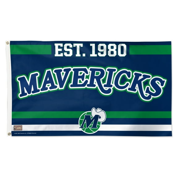 WinCraft Dallas Mavericks 3' x 5' Single-Sided Franchise Establishment Deluxe Flag