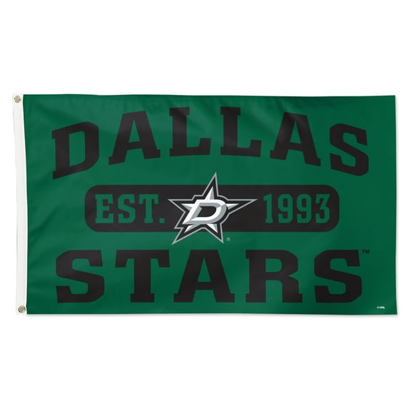WinCraft Dallas Stars 3' x 5' Single-Sided Franchise Establishment Deluxe Flag