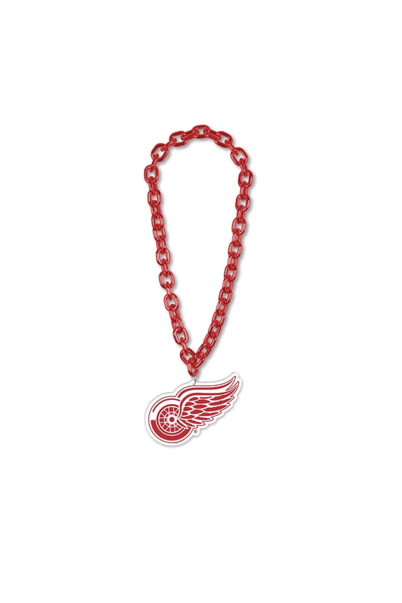 Detroit Red Wings Big Chain Logo Necklace