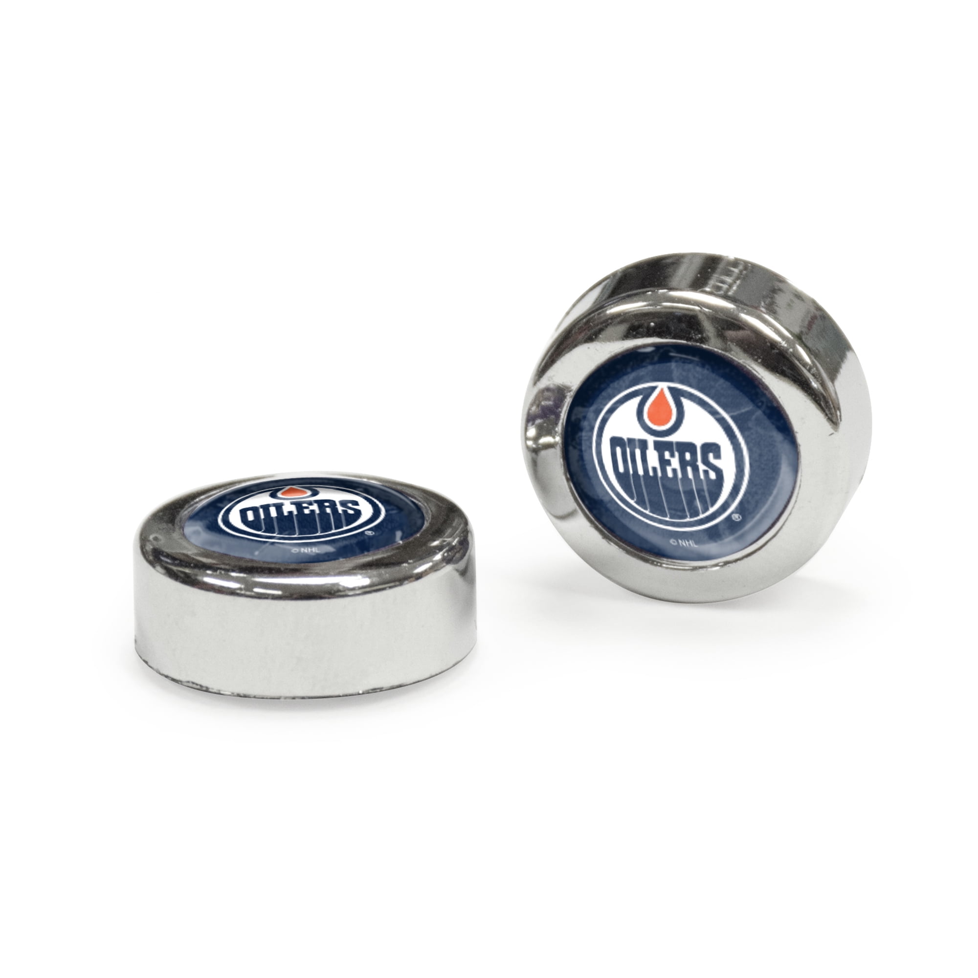 WinCraft Edmonton Oilers 2Pack License Plate Screw Cap Cover Set