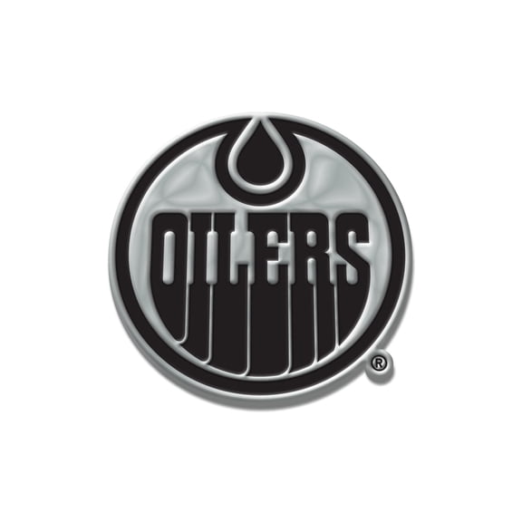 WinCraft Edmonton Oilers Team Chrome Car Emblem
